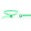 Plastic cable ties Stainless steel lock - Green - 140x3.6mm